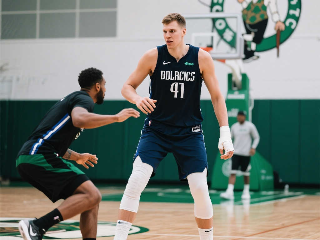 波尔津吉斯提升训练强度 凯尔特人最强阵容即将成型 波尔津吉斯提升训练强度 凯尔特人最强阵容即将成型