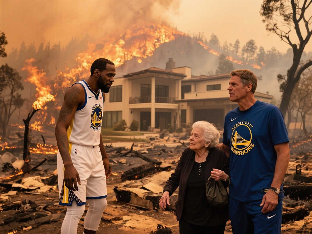 加州山火肆虐：卡椒豪宅化为灰烬，科尔母亲紧急撤离